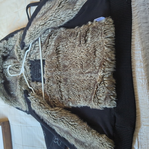 Fox faux fur lined sweater/ jacket - Picture 3 of 5
